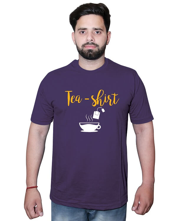 Tea Shirt T Shirt Purple Front