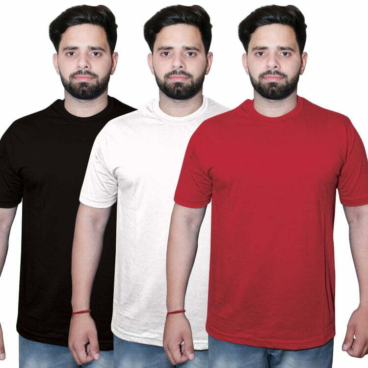 Black, Red, White T-Shirt Combo
