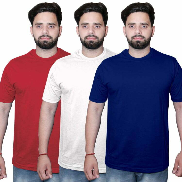 Blue, Red, White T-Shirt Combo